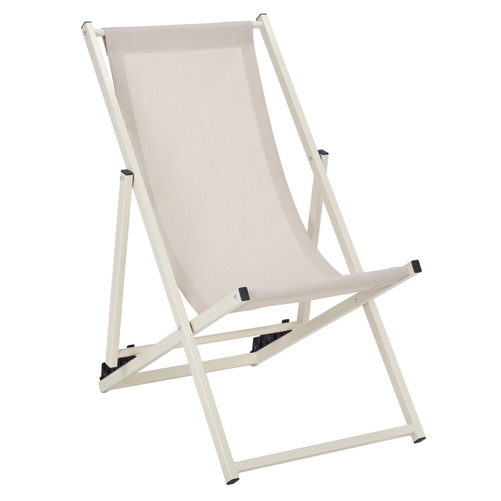 SAFAVIEH Outdoor Breslin Set Of 2 Sling Chairs   36\