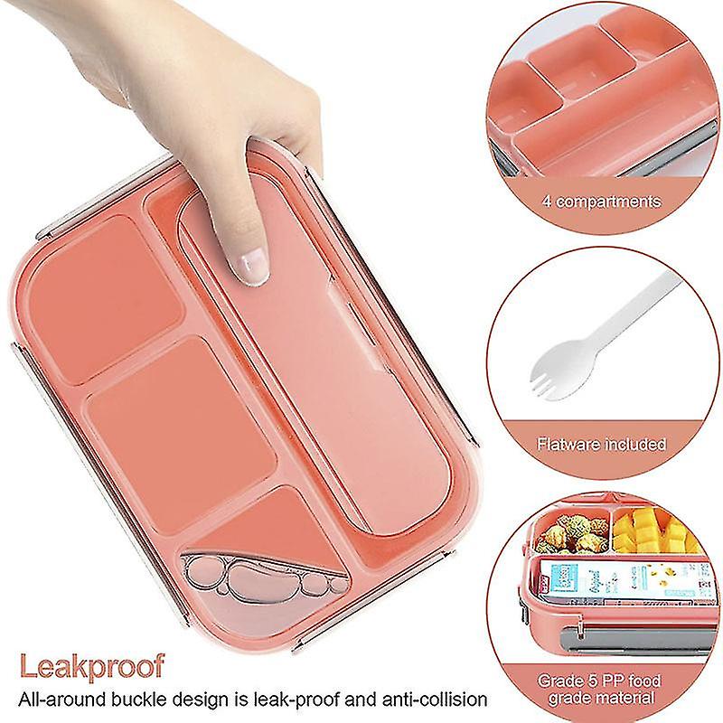 Bento Box， Lunch Box For Kids Adults Leakproof Bento Lunch Box