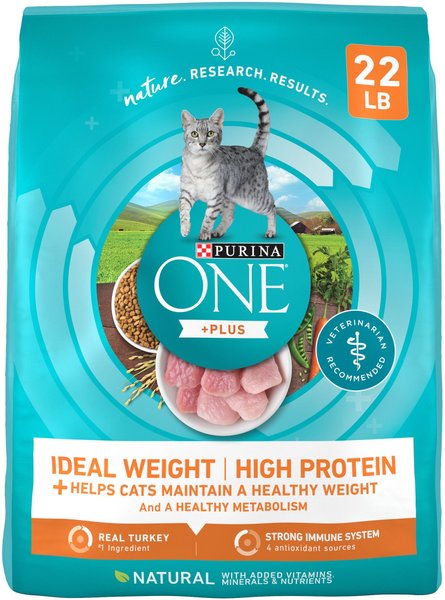 Purina ONE +Plus Ideal Weight Natural High Protein Adult Dry Cat Food