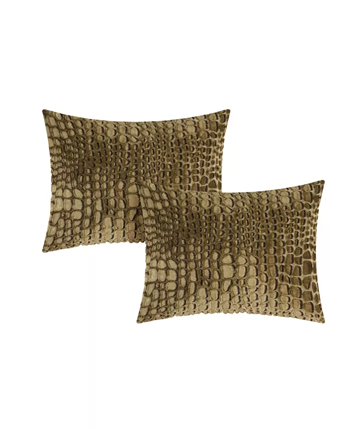 Chic Home Alligator 3-Pc Queen Comforter Set