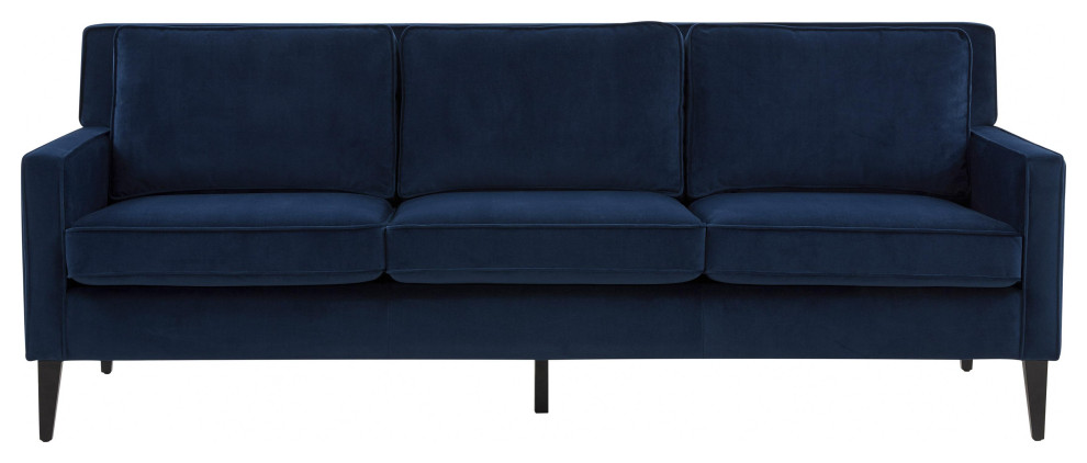 Luna Sapphire Blue Sofa   Midcentury   Sofas   by First of a Kind USA Inc  Houzz