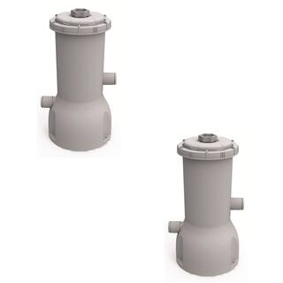 JLeisure Clean Plus 800 GPH Above Ground Pool Filter Cartridge Pump (2-Pack) 2 x 29P416US