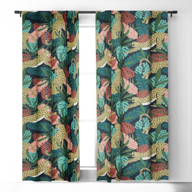 1pc Blackout Window Curtain Panel Deny Designs