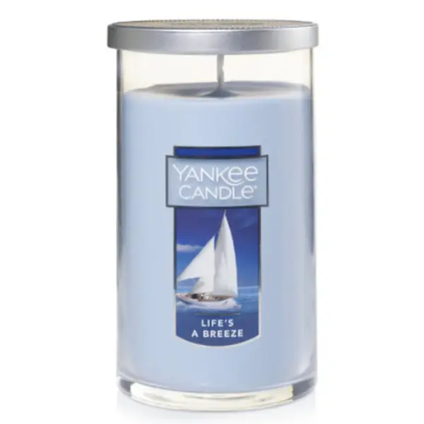 Yankee Candle 12 oz Life's a Breeze Pillar Candle