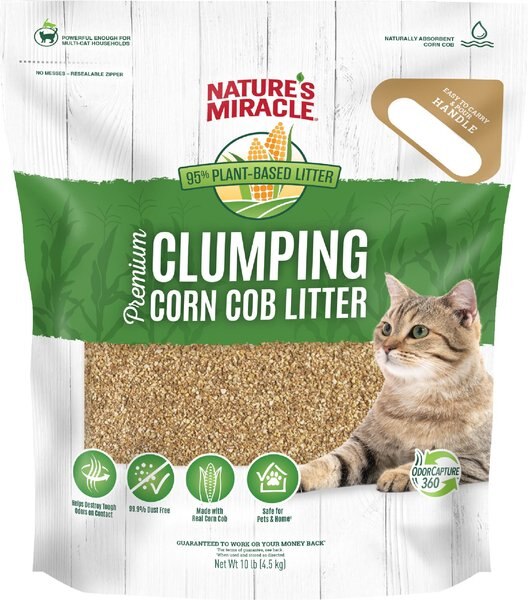 Nature's Miracle Premium Scented Clumping Corn Cat Litter