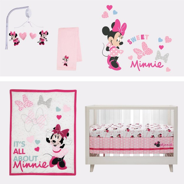 Lambs amp Ivy Minnie Mouse Love Wall Decals