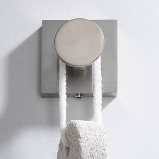 KRAUS Ventus Bathroom Robe and Towel Hook in Brushed Nickel KEA-17701BN