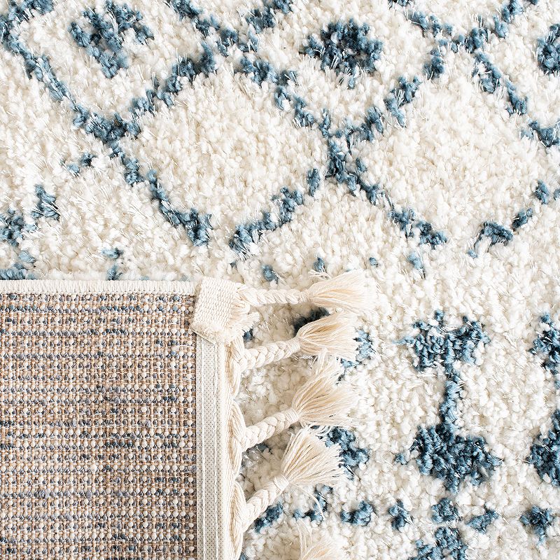 Safavieh Berber Charlotte Rug Cream/Blue