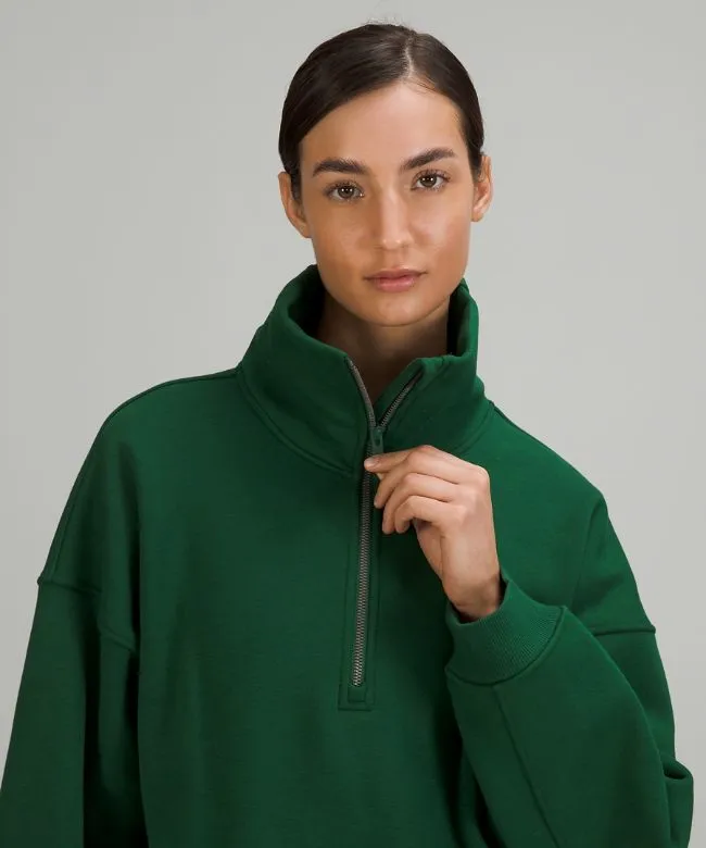 Thick Fleece Half-Zip Online Only