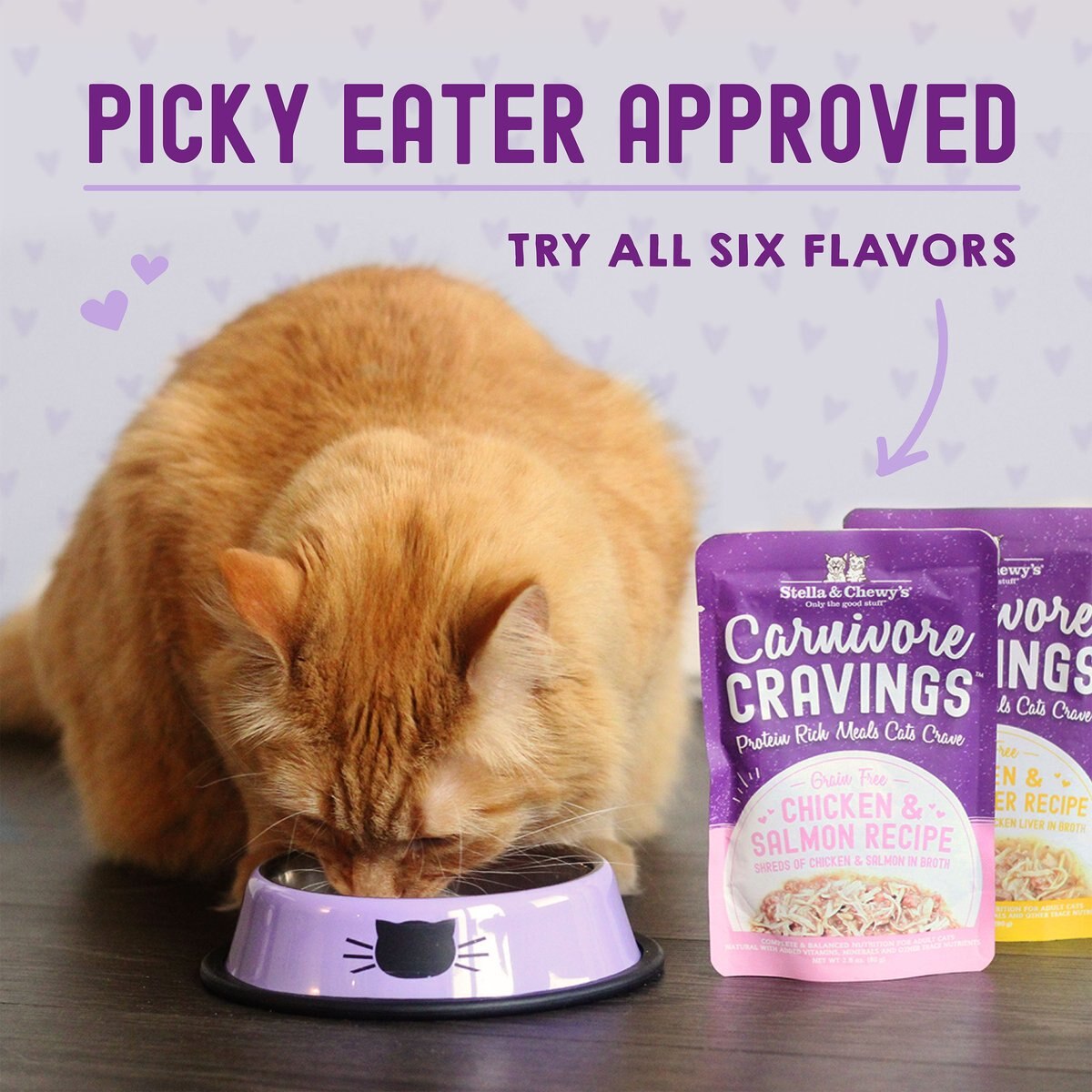 Stella and Chewy's Carnivore Cravings Chicken and Tuna Flavored Shredded Wet Cat Food