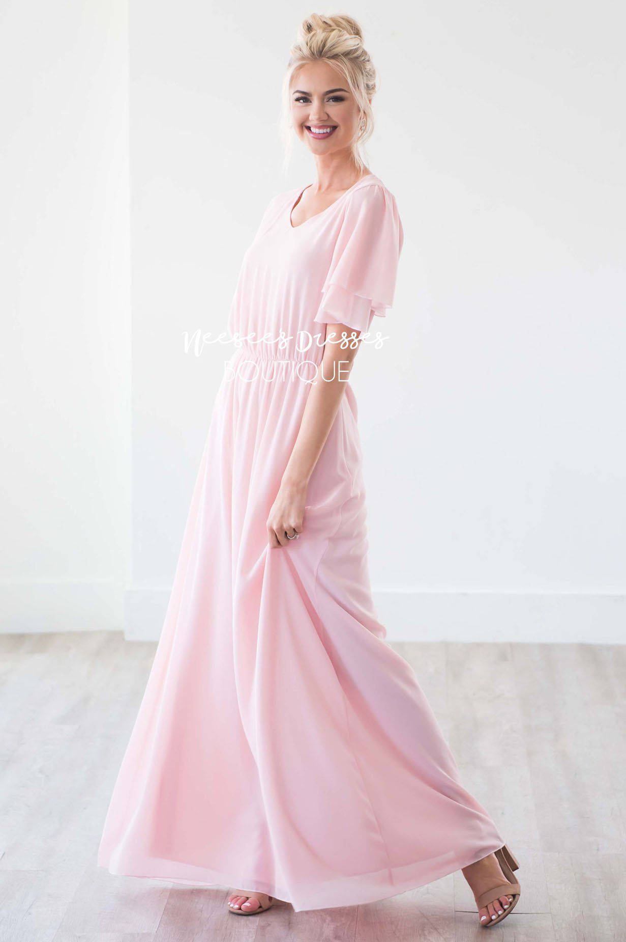 The Chloe Chiffon Maxi Dress