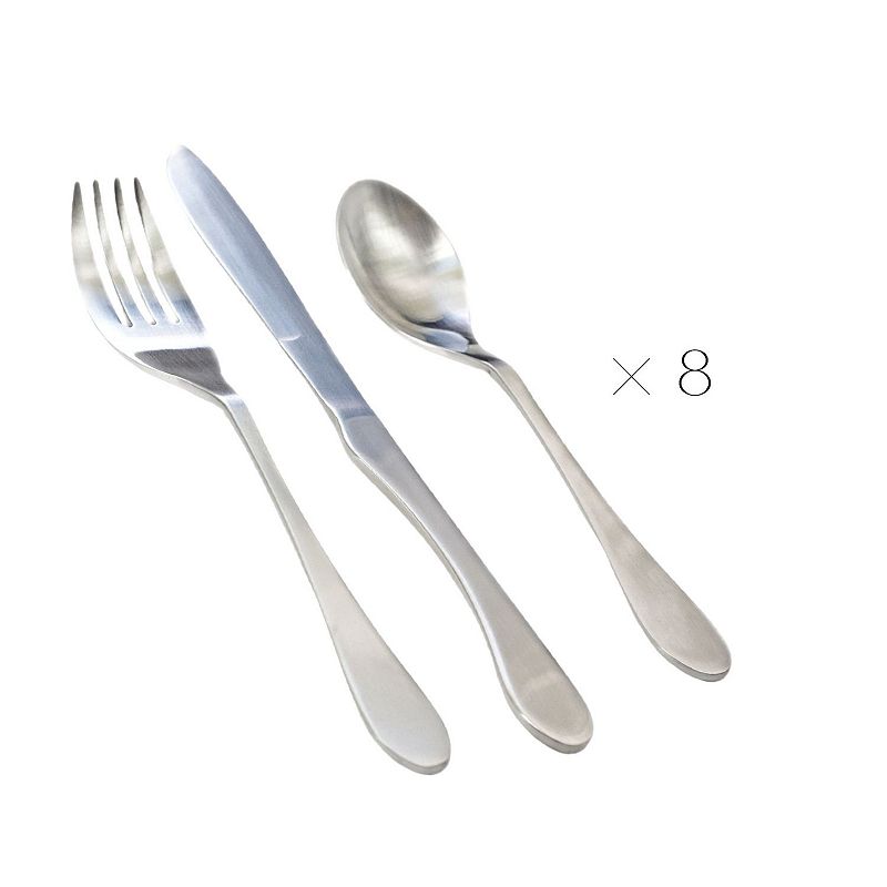 Knork 24-pc. Lite Stainless Steel Flatware Set