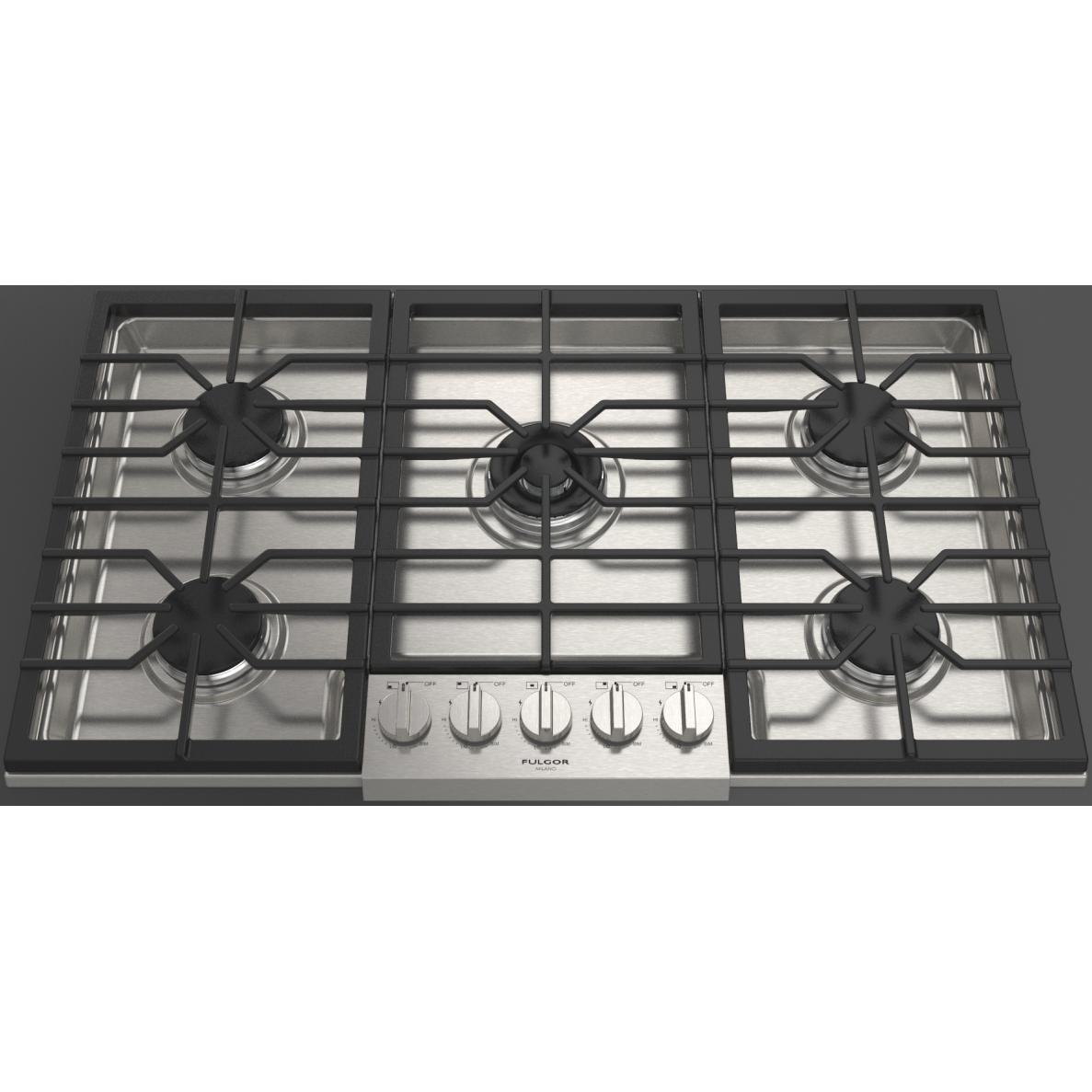 Fulgor Milano 36-inch Built-In Gas Cooktop F4PGK365S1