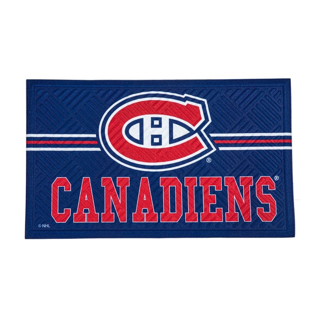 Embossed Mat Cross Hatch Montreal Canadiens