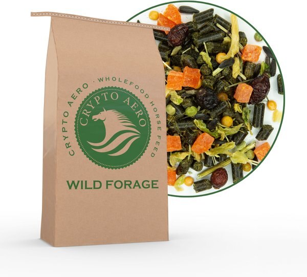 Crypto Aero Wild Forage Soy-Free， Molasses-Free Farm Animal and Horse Feed