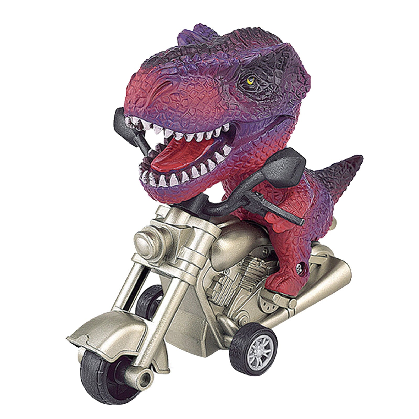 Sehao Dinosaur Toy Cars Friction Powered Motorcycle Game And Monster Dino Toys For Boys Age 3 4 5 6 7 Plastic Car Model Red