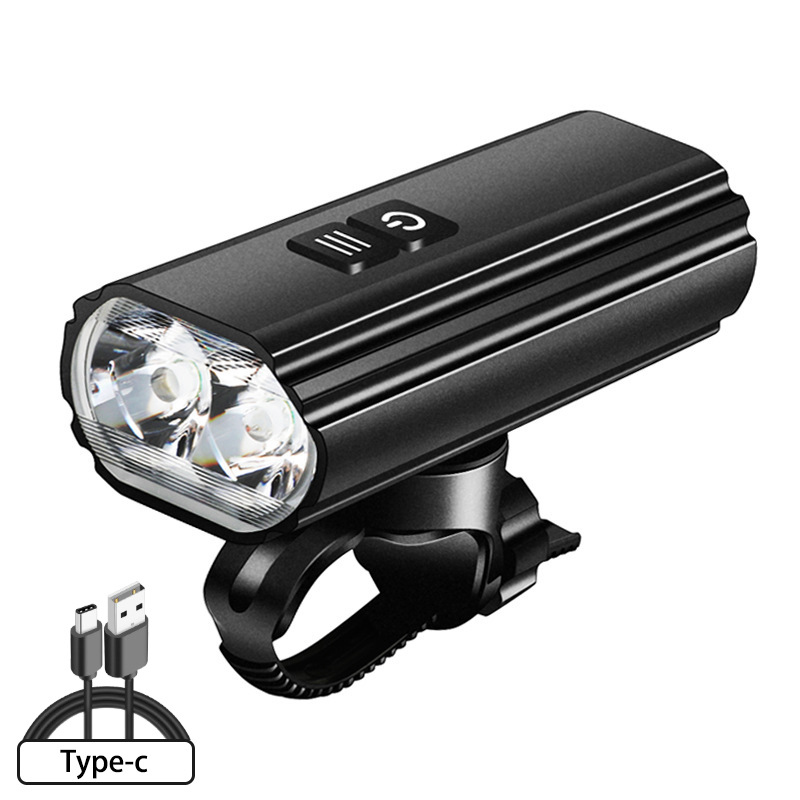 Super Bright Bicycle Accessories 4800Mah Battery Cycle Useful Safety Front Led Rechargeable Torch Bike Light