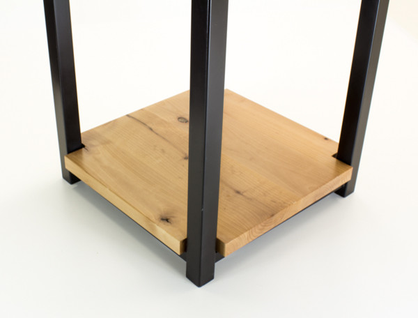 Modern Montana Rustic End Table   Industrial   Side Tables And End Tables   by Brushbacks Woodshop  Houzz