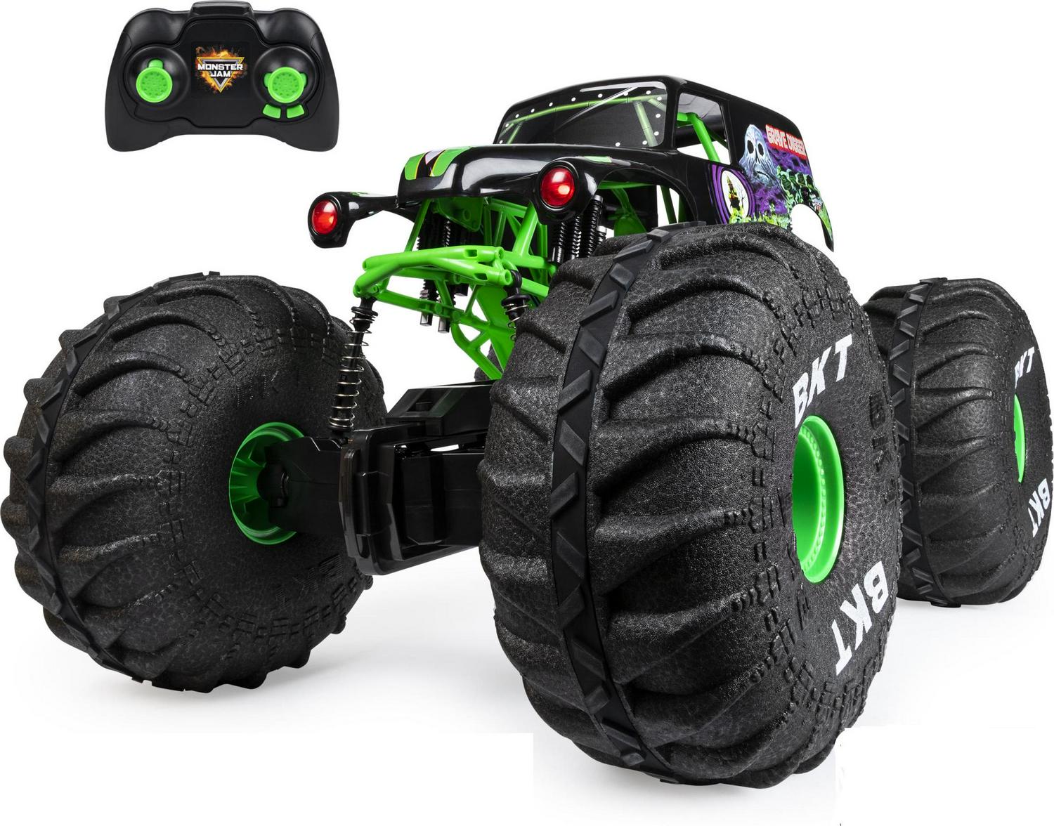 Monster Jam Official Mega Grave Digger AllTerrain Remote Control Monster Truck with Lights 1: 6 Scale Kids Toys for Boys  Crowdfused