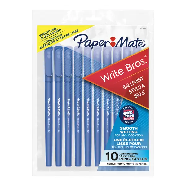 Paper Mate WriteBros 10-Count Ballpoint Pens