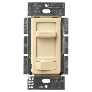 Lutron Skylark Contour Dimmer Switch with Preset for Incandescent Bulbs 1000-WattSingle-Pole or 3-Way Ivory (CT-103P-IV) CT-103P-IV