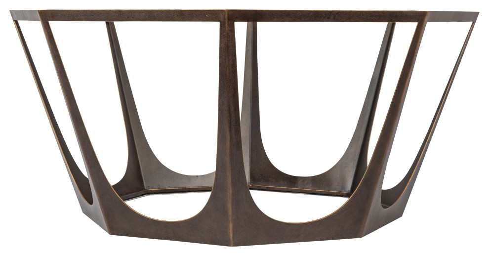 Vortex Modern  Dark Brown Table   Transitional   Coffee Tables   by Surya  Houzz