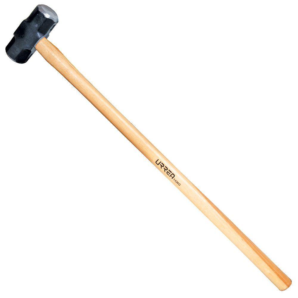 URREA 12 lbs. Steel Octagonal Sledge Hammer with Hickory Handle 1439G