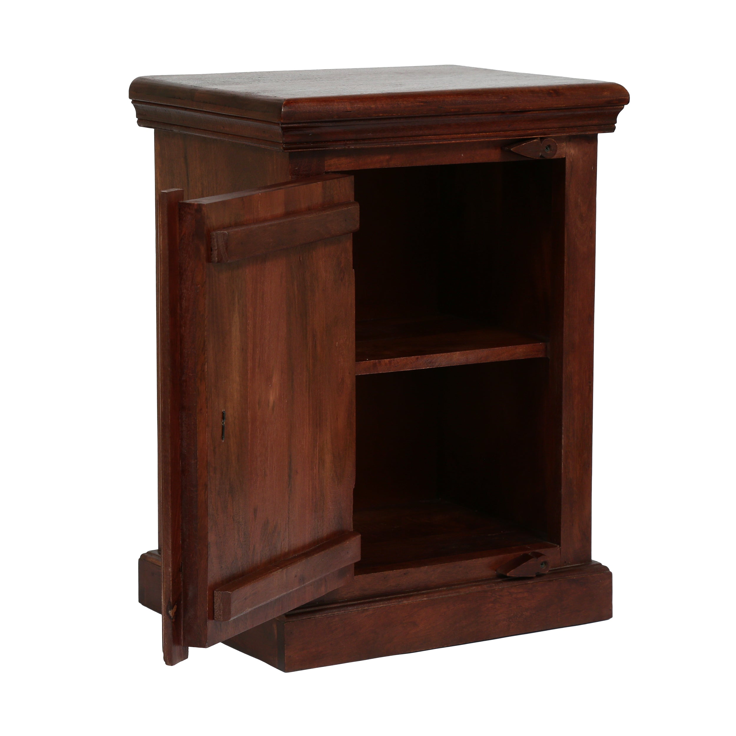 Picabo Handcrafted Boho Mango Wood Nightstand