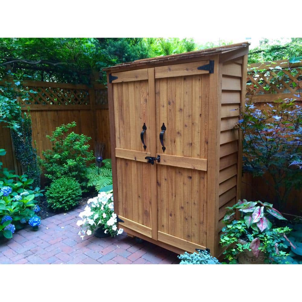 Outdoor Living Today 4 ft. W x 2 ft. D Wood Garden Storage Shed (8 sq. ft.) GC42