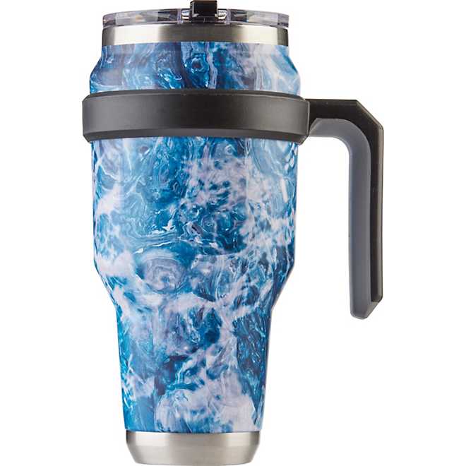 Magellan Outdoors Throwback LE Mossy Oak WhiteCap 40 oz Tumbler