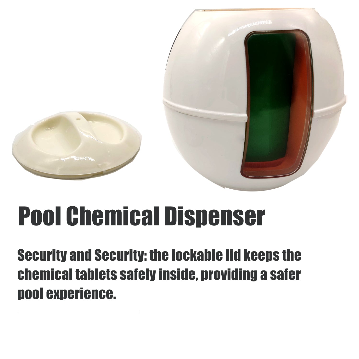 Pool Spa Chemical Dispenser Tablet Tab Floater Dispenser for Swimming Pool Swimming Pool Float Applicator Suitable for 3 " Swimming Pool Float Pill