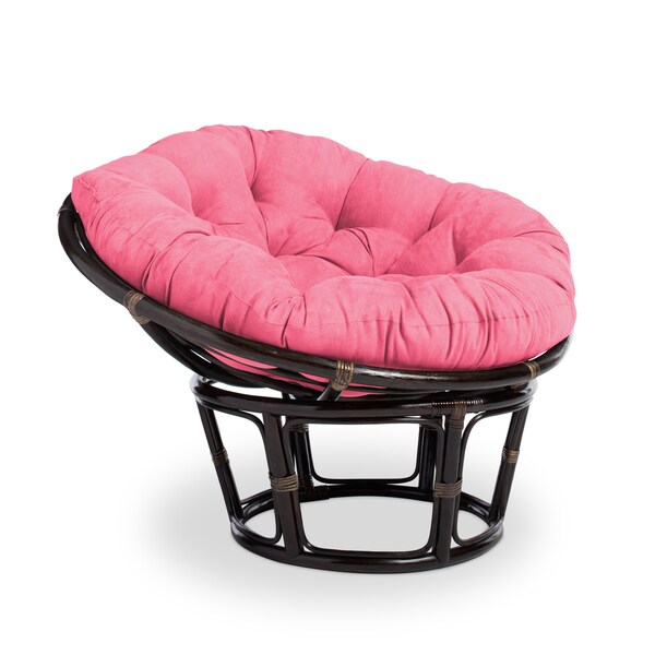 Bali 42-inch Papasan Chair with Microsuede Cushion