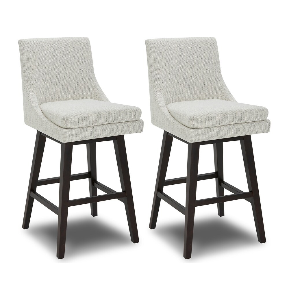 Luca Counter Height Swivel Barstool Set of 2