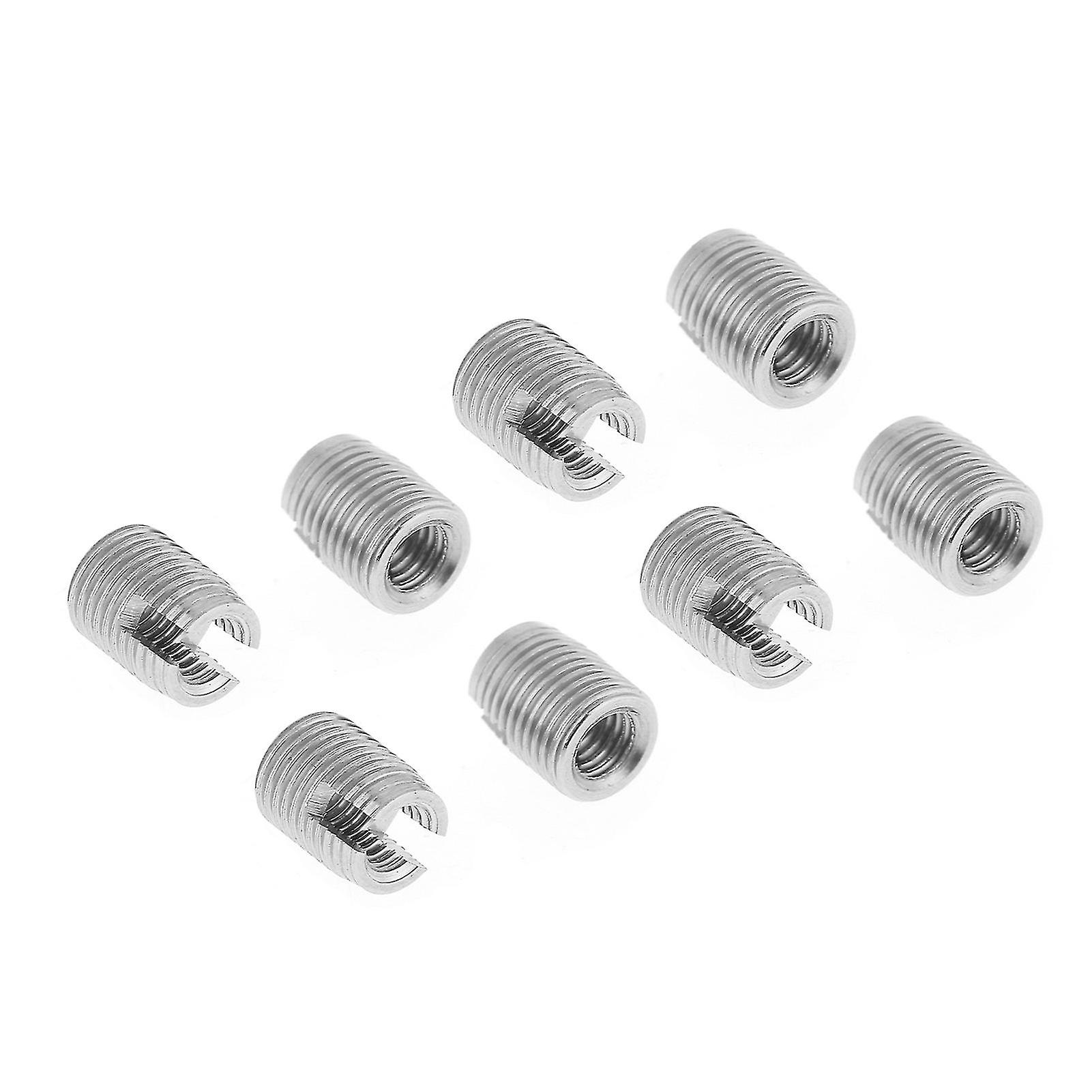 20pcs Stainless Steel SUS303 Self Tapping Slotted Screw Thread Insert M3 x 6mm