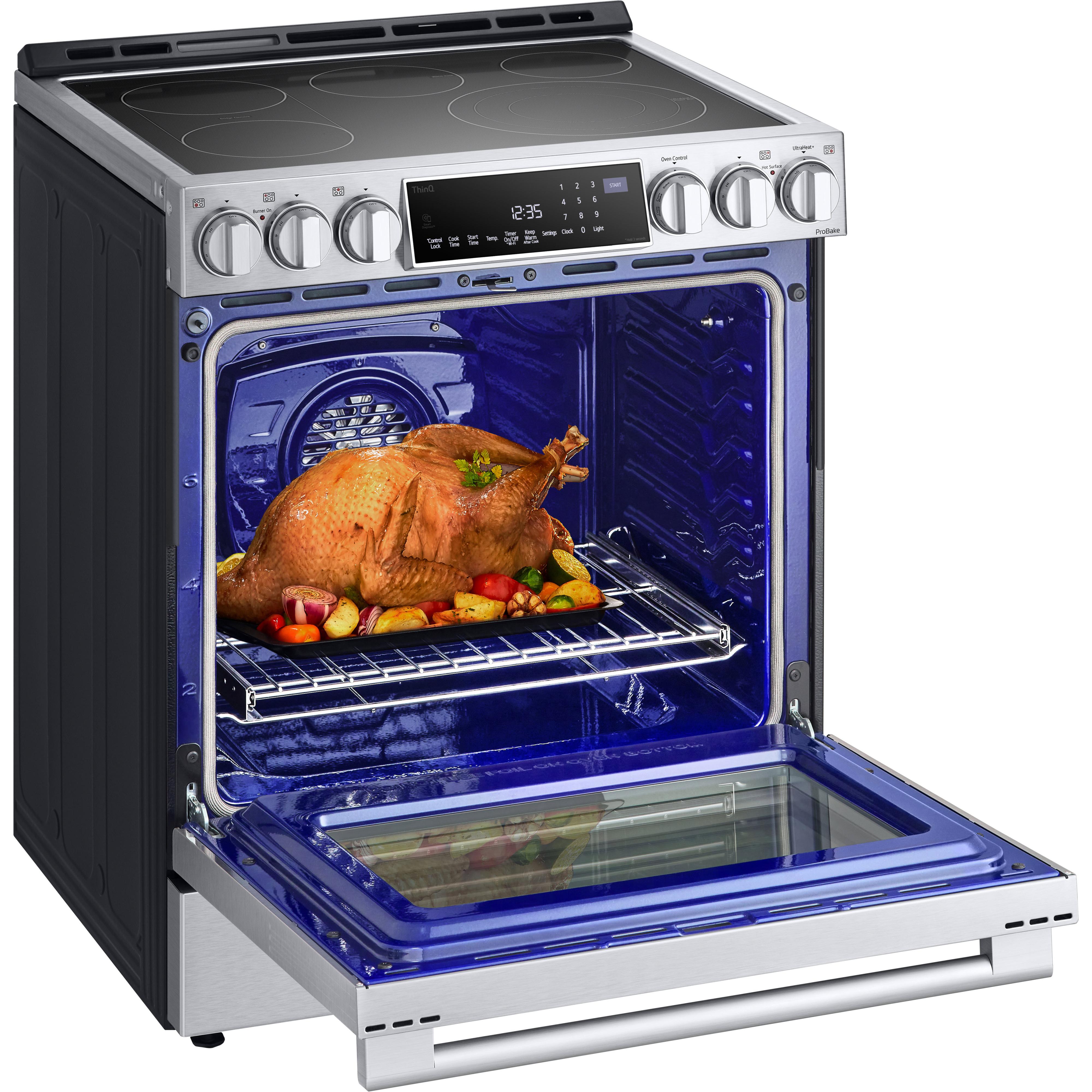 LG 30-inch Freestanding Electric Slide-in Range with ProBake Convection ? Technology LSES6338F