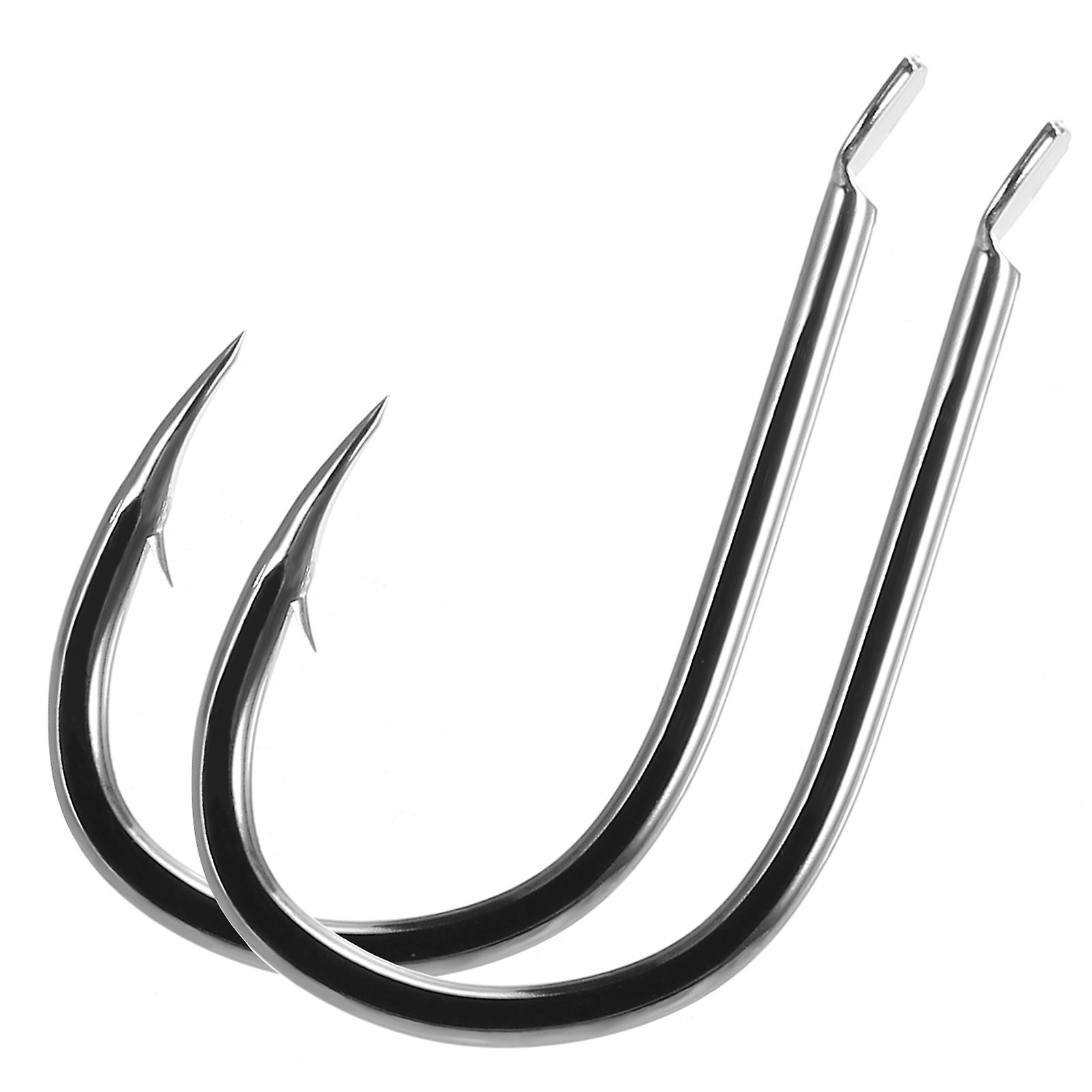 30 Pcs Fishing Hooks High Carbon Steel Soft Bait Jig Fish Hooks Fishing Tackle  13