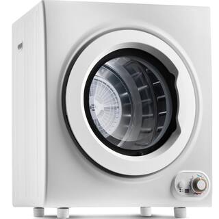 Boyel Living 2.65 cu. ft. 120 Volt White Electric Vented Dryer with 9 lbs Capacity and 1400W Drying Power Easy Control MRS-GYJ01-WHITE