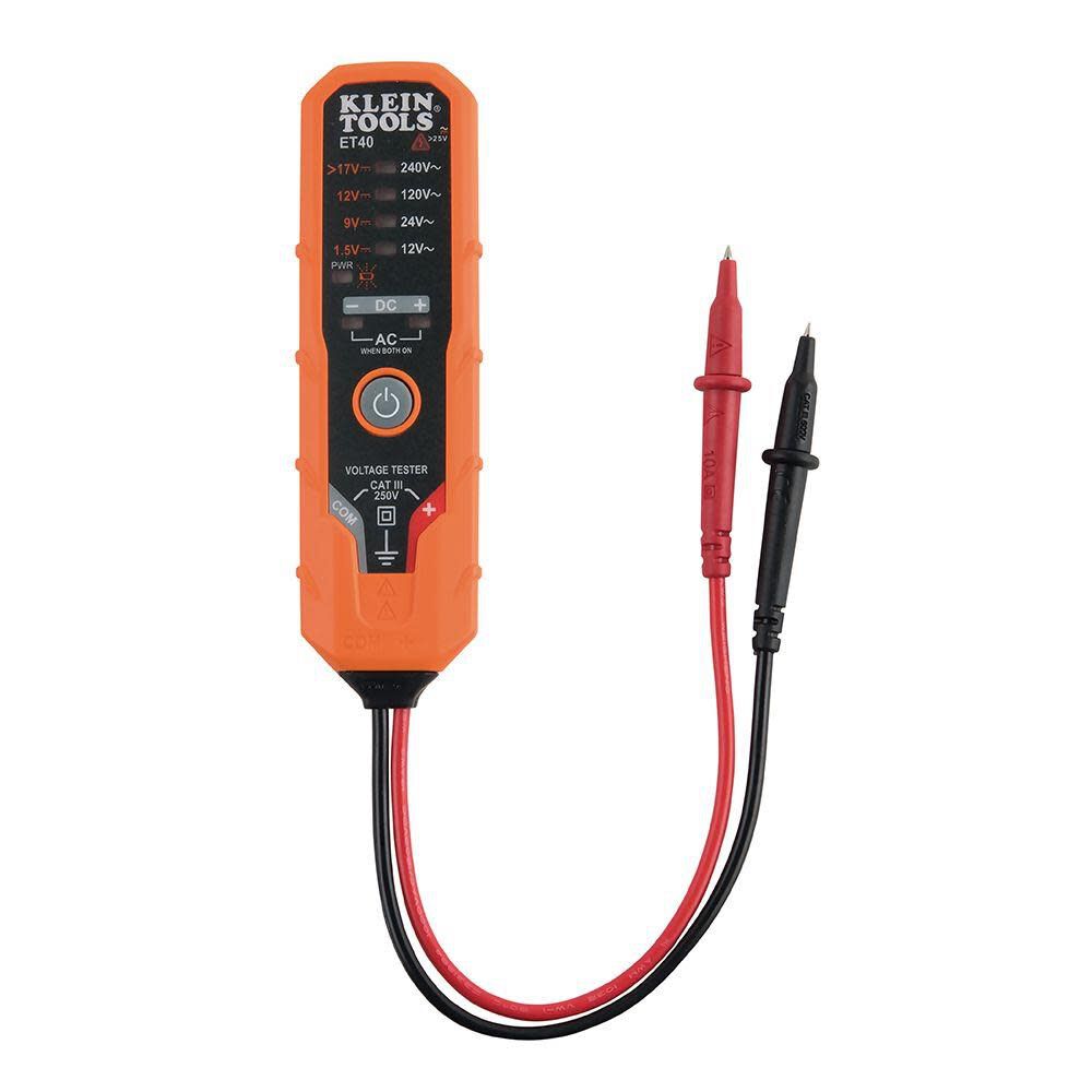 Klein Tools Electronic AC/DC Voltage Tester ET40 from Klein Tools