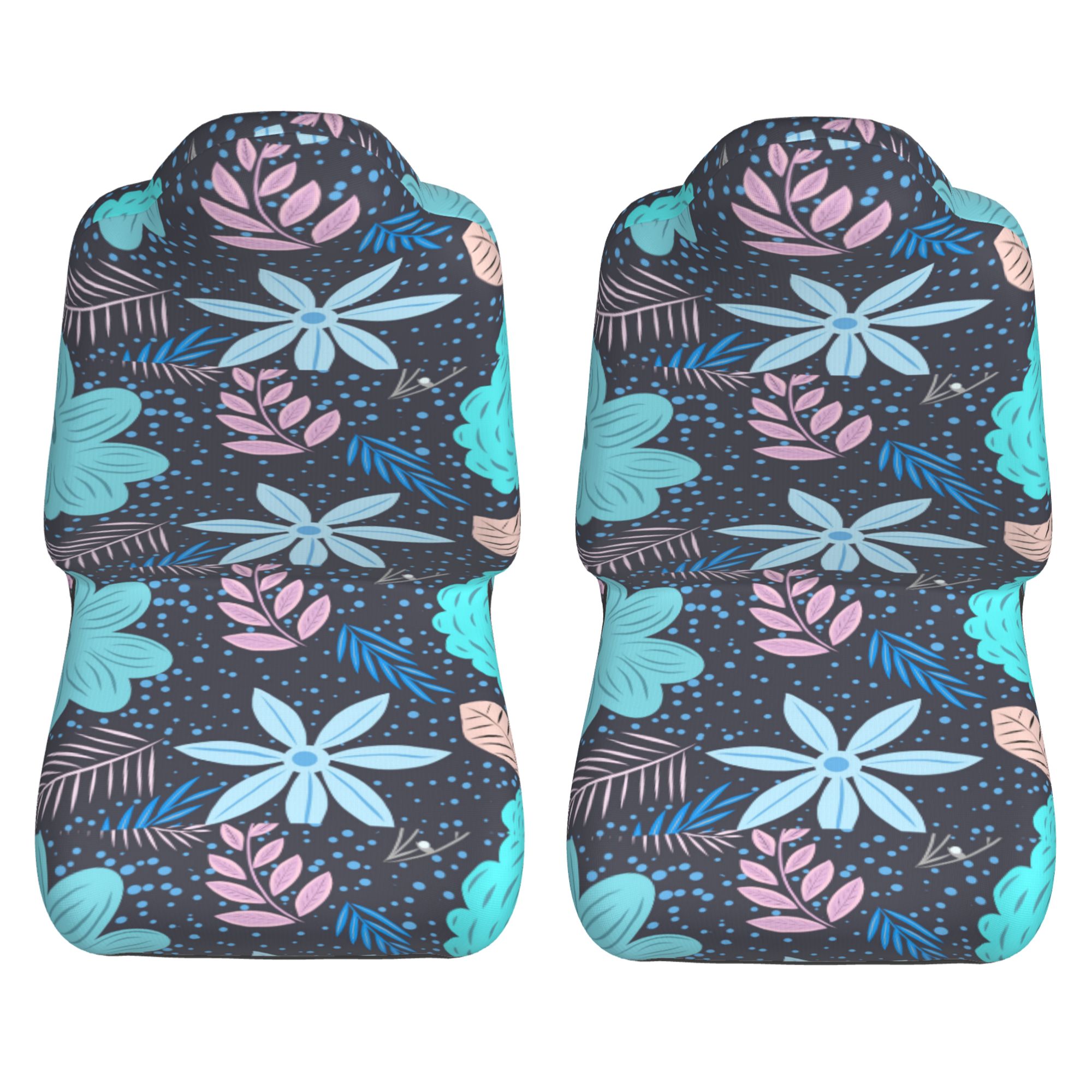 ZICANCN Car Seat Cover Flowers Texture Design Car Front Seat Covers Protectors ， Automotive Seat Covers for Cars Trucks Suv