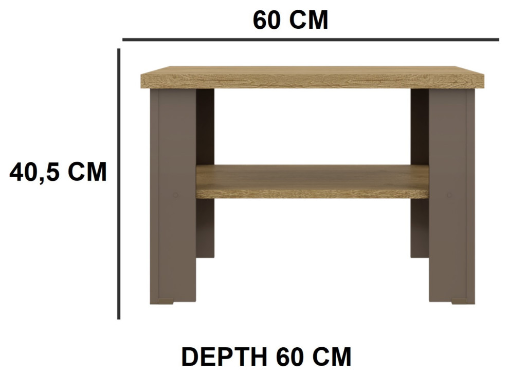 Modern Classic Square Coffee Table for Living Room w/ Color Combination   Transitional   Coffee Tables   by 7even USA Group  LLC  Houzz