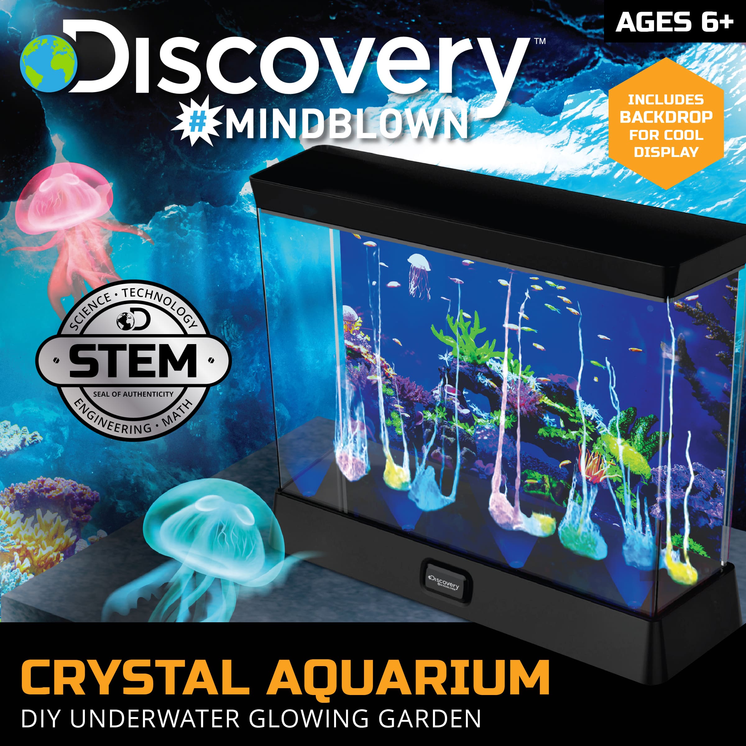 Discovery™ DIY Glowing Crystal Aquarium