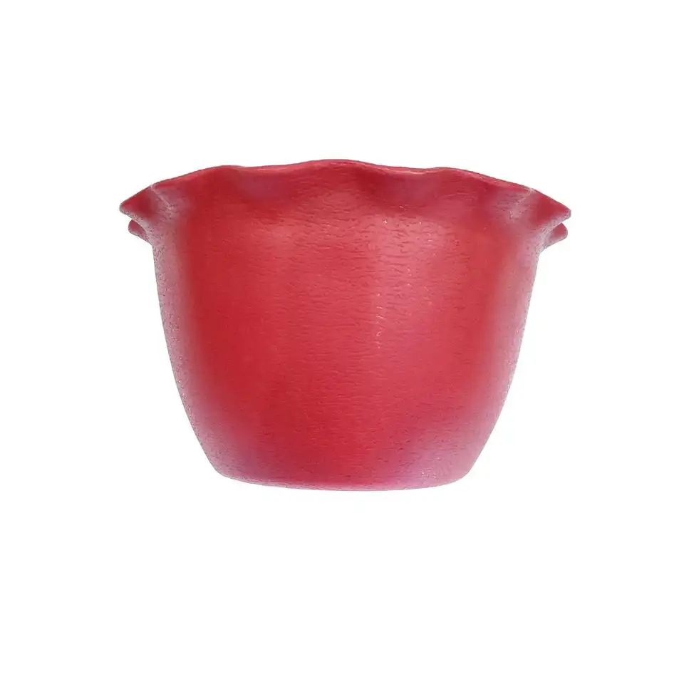 Modern Hanging Round Wave Shape Plastic Flower Pot Square Cylinder Simple Style Glaze Flowerpot Garden Cheap Flower Pot Plant Po