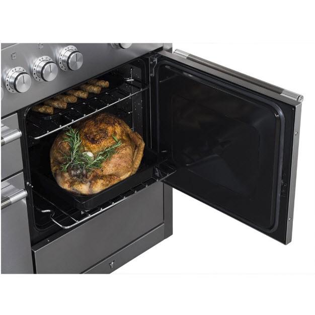 AGA 48-inch Mercury Dual Fuel Range with True European Convection AMC48DFSS