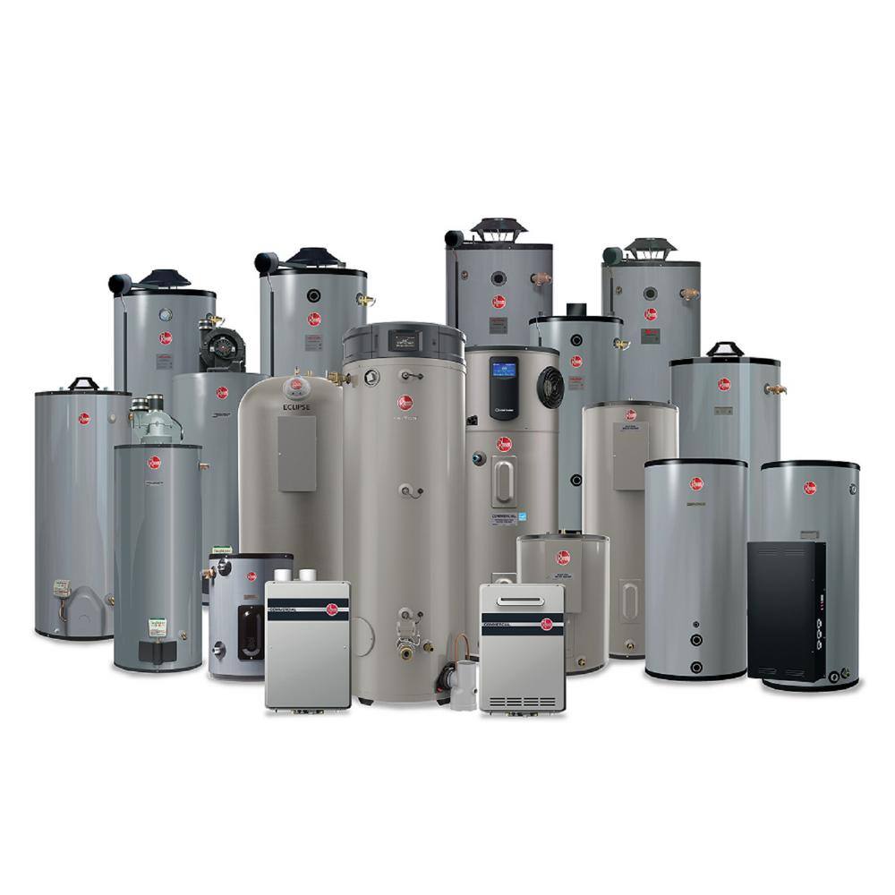 Rheem Commercial Light Duty 50 Gal. 240 Volt 9 kW Multi Phase Field Convertible Electric Tank Water Heater ELD52-TB 240 Volt 9 kW