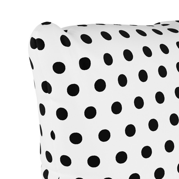 Dot Square Throw Pillow Black Skyline Furniture