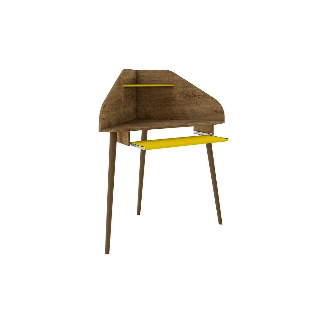 Corner Desk with Keyboard Shelf