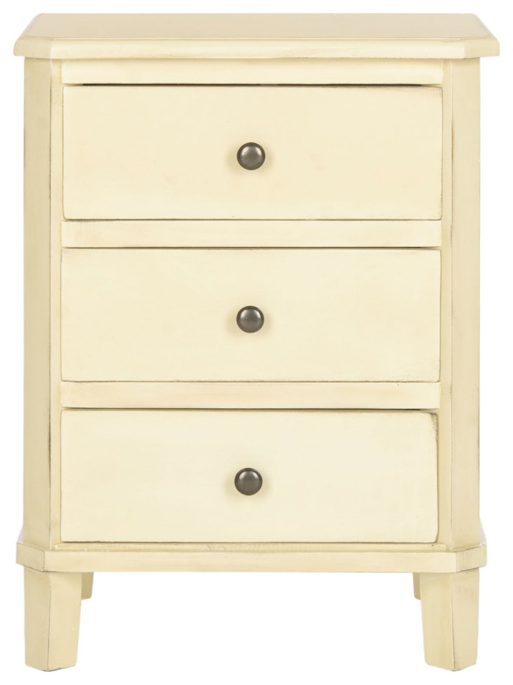 Washington End Table With Storage Drawers Barley   Farmhouse   Side Tables And End Tables   by Peachtree Fine Furniture  Houzz