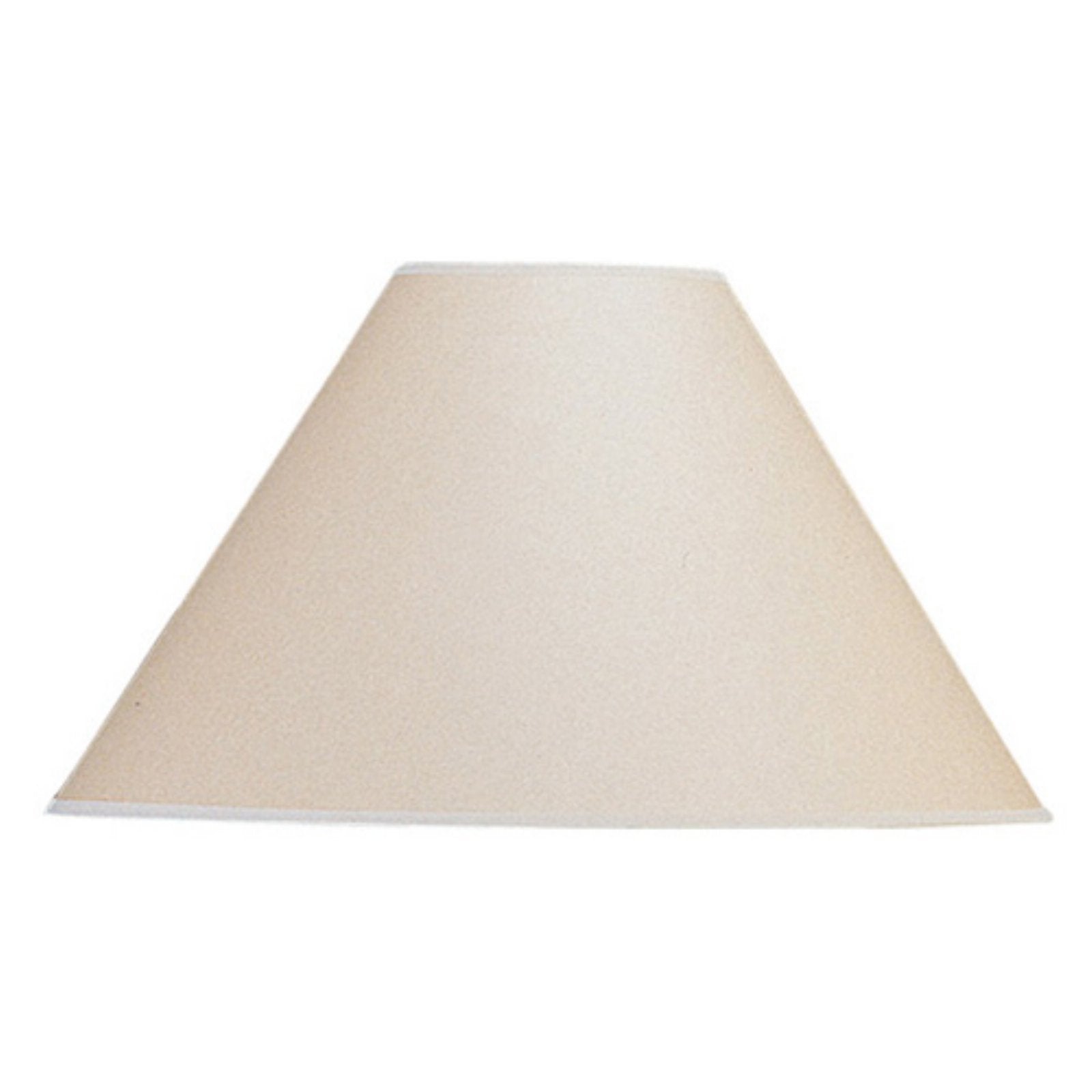 Cal Lighting SH-8109-21-KF 21 in. Vertical Basic Coolie Linen Hardback Shade- Kraft