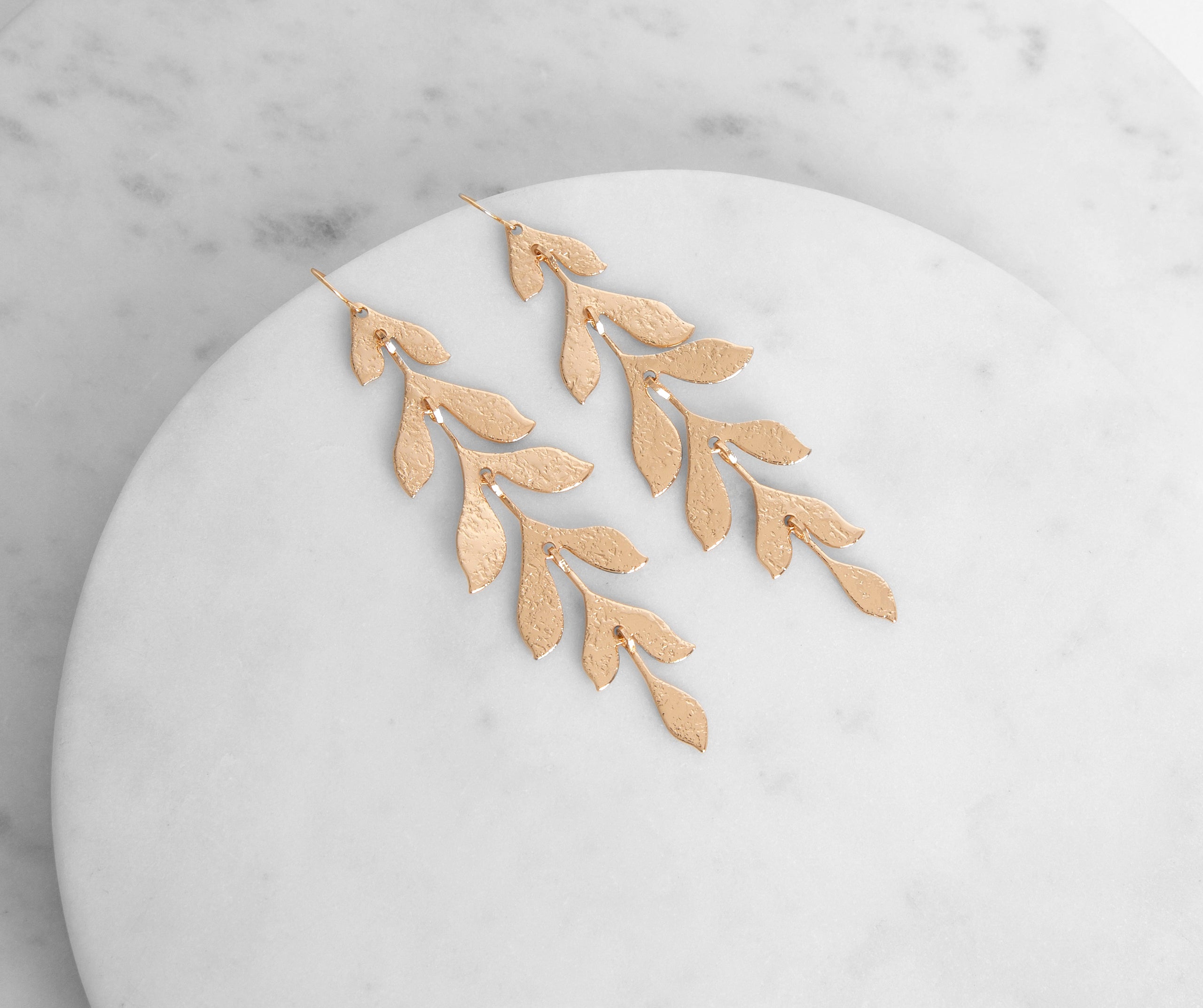 Stunning Leaf Duster Earrings