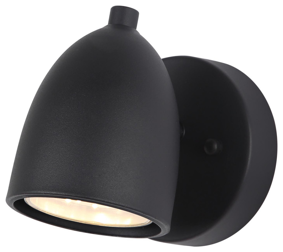 Canarm LOL578 Enzo 6 quotTall LED Wall Sconce   Transitional   Outdoor Wall Lights And Sconces   by Buildcom  Houzz